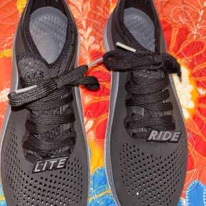 CROCS Black LiteRide Athletic Shoes